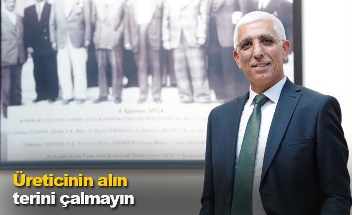 Üreticinin alın  terini çalmayın